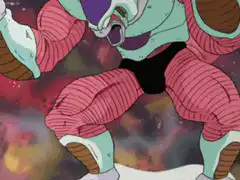 Frieza screaming in pain