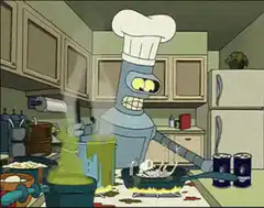 Bender cooking with Motron Salt