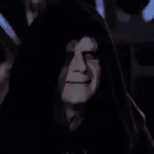 Emperor Palpatine smirking