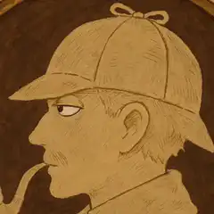 Sherlock Holmes eye pops out