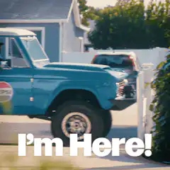 Pepsi truck arrives I'm Here