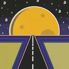Road to the moon with bitcoin