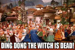 Ding Dong the Witch is Dead