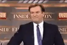 Inside Edition host yells We'll do it live
