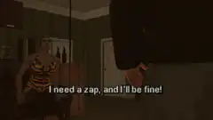 Woman needs a zap and will be fine