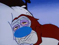 Winnie the Pooh looking sad