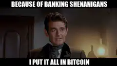Because of banking shenanigans I put it all in Bitcoin