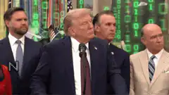 Donald Trump No that's probably AI generated