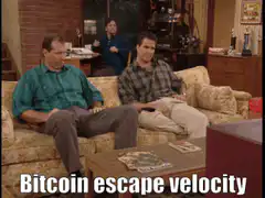 Bitcoin escape velocity