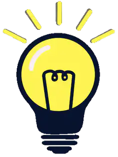 Lightbulb with eyes