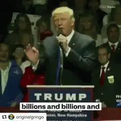 Donald Trump billions and billions