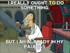 Futurama Professor Farnsworth Pajamas