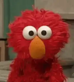 Elmo blinking eyes