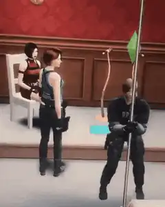 Resident Evil 3 Jill and Nemesis pole dance