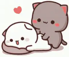 cute cats kneading