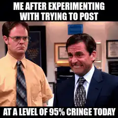Michael Scott 95% Cringe