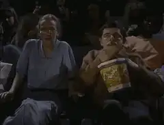 Mr. Bean popcorn explosion
