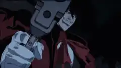Vash the Stampede fires his gun