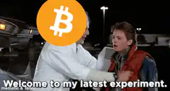 Doc Brown Bitcoin Experiment