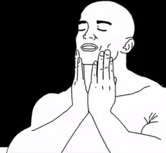 bald man praying with money background