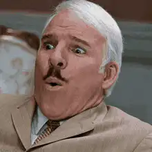 Steve Martin face distortion