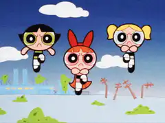 Powerpuff Girls angry flying
