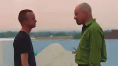 Walt and Jesse shake hands