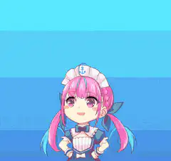 Mori Calliope maid animation