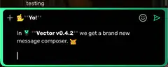 Vector v0.4.2 message composer