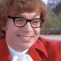 Austin Powers smug smile