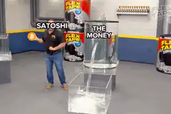 Satoshi stops the money flow