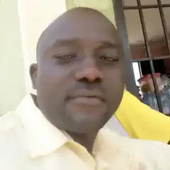 Man with tired eyes looking at camera