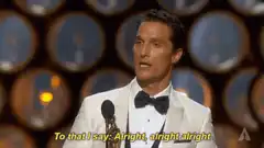 Matthew McConaughey alright alright alright