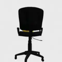 Pikachu sitting on office chair