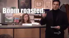 Michael Scott Boom Roasted