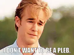 I Don't Want To Be A Pleb