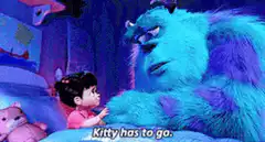 Sulley tells Boo Kitty has to go