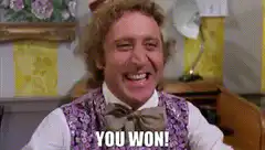 Willy Wonka You Won