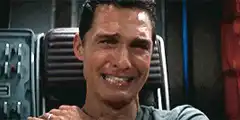Matthew McConaughey crying laughing