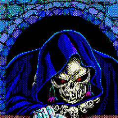 pixel art grim reaper