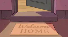 Welcome Home door closing