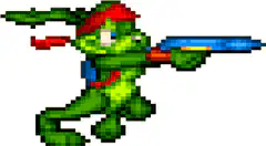Raph pixel art running