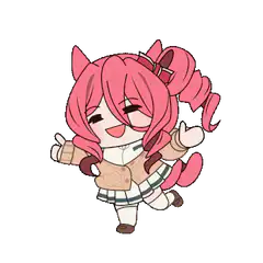 Neko Meme Girl Hugs Small Cat