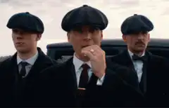 Tommy Shelby glowing eyes