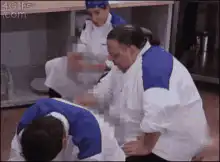 Chef's kiss with pixelated food
