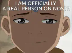 Aang crying on nostr
