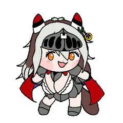 chibi knight winking