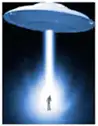 UFO beam takes person away