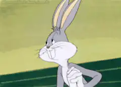 Bugs Bunny rubbing hands together