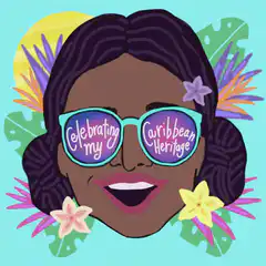 Celebrating my Caribbean Heritage sunglasses